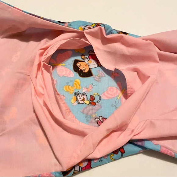 Dora the Explorer Boots Pillowcase Homemade 21” x 13” Pillow Case - Picture 15 of 16